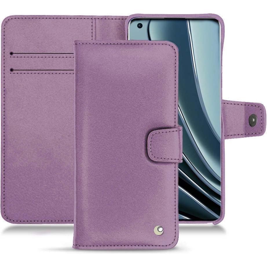 Noreve Lederschutzhülle Wallet (OnePlus 10 Pro), Smartphone Hülle, Violett