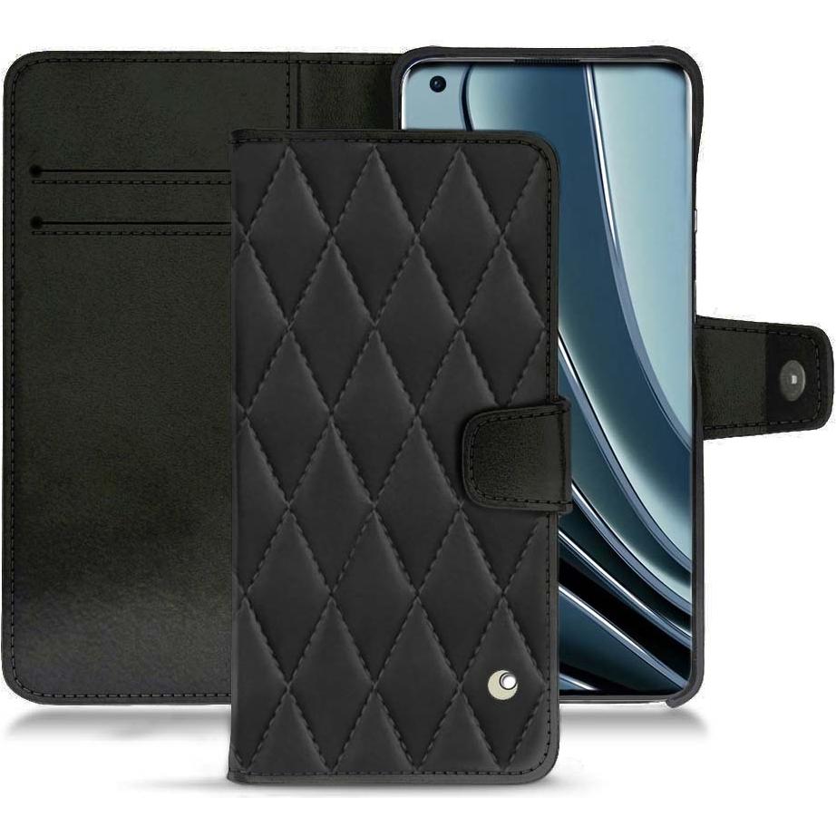 Noreve Lederschutzhülle Wallet (OnePlus 10 Pro), Smartphone Hülle, Schwarz