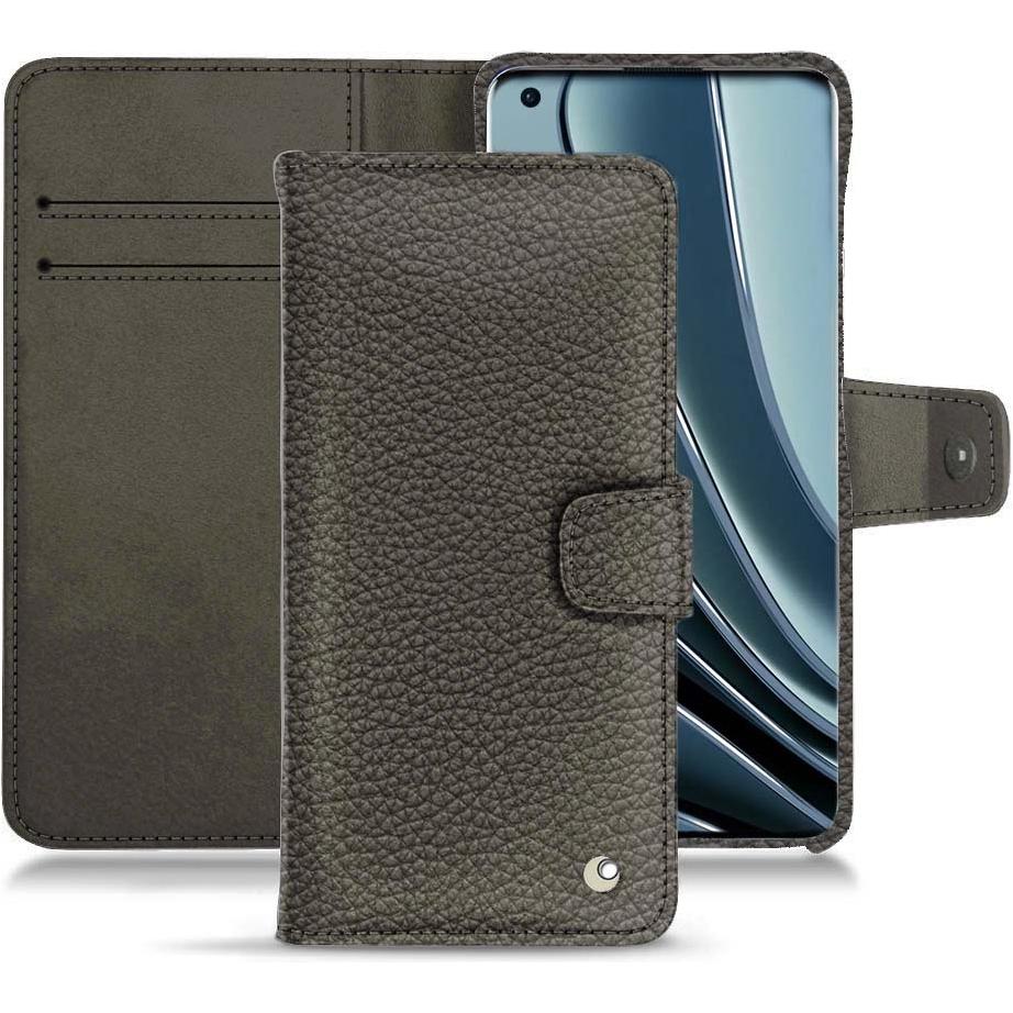 Thumbnail - Noreve Lederschutzhülle Wallet (OnePlus 10 Pro), Smartphone Hülle, Grau