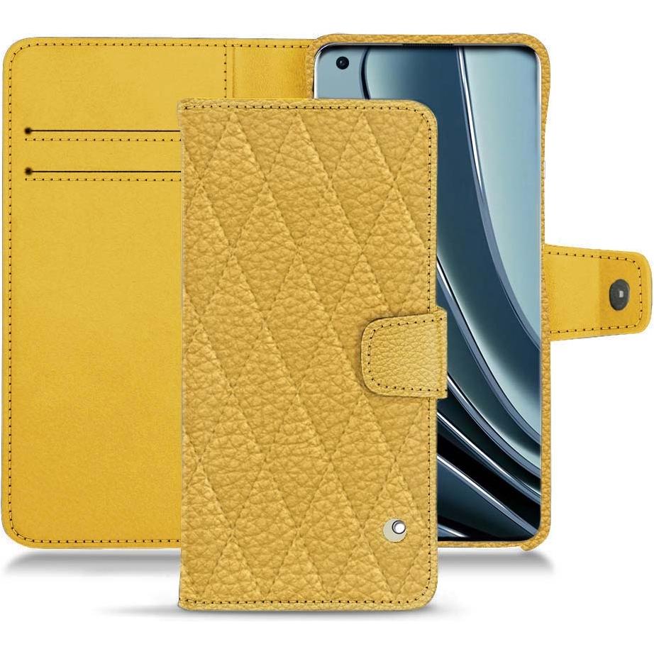 Noreve Lederschutzhülle Wallet (OnePlus 10 Pro), Smartphone Hülle, Orange