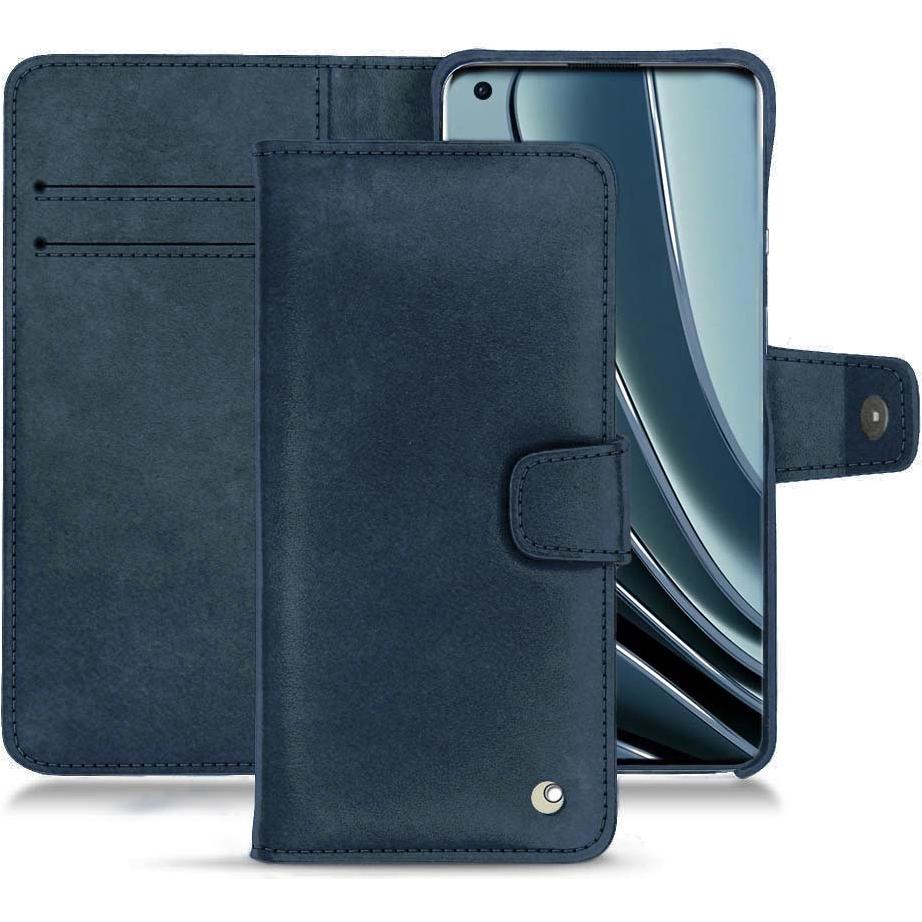 Noreve Lederschutzhülle Wallet (OnePlus 10 Pro), Smartphone Hülle, Blau