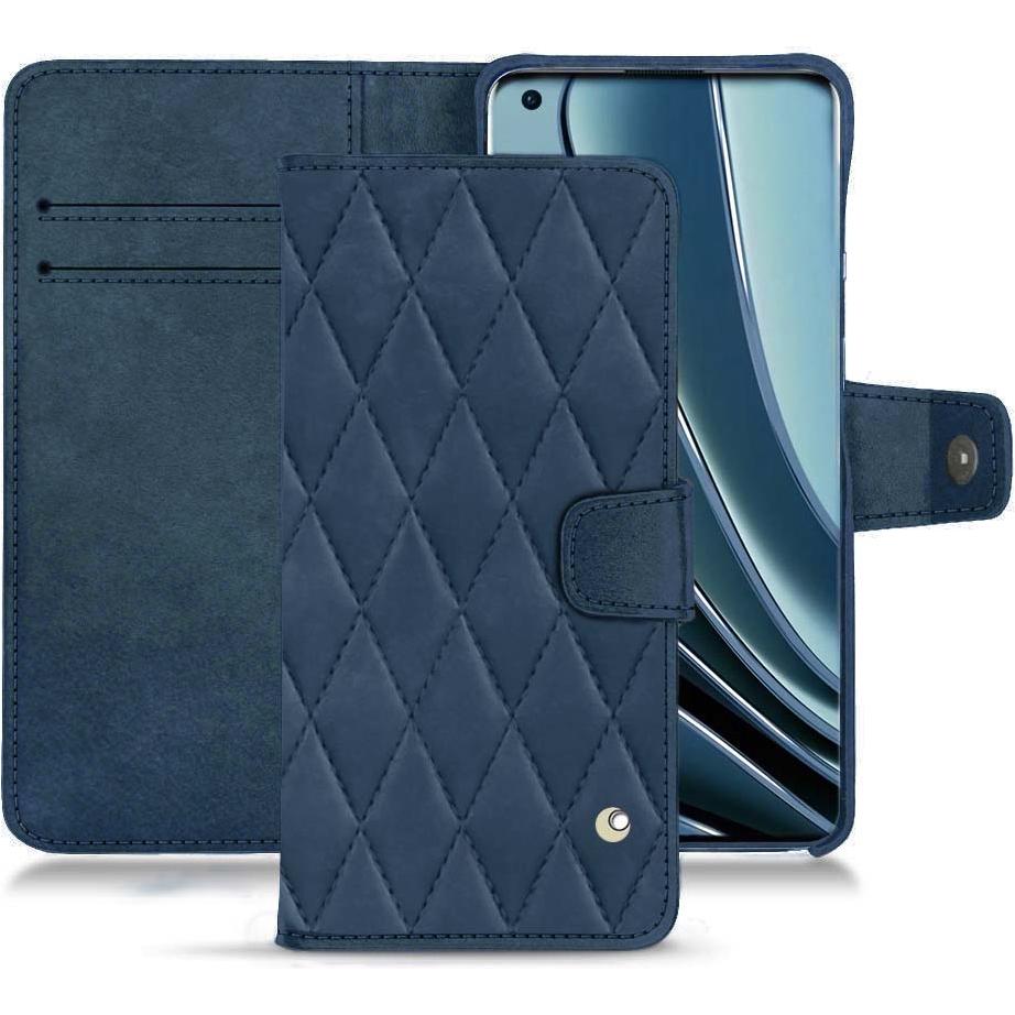 Noreve Lederschutzhülle Wallet (OnePlus 10 Pro), Smartphone Hülle, Blau