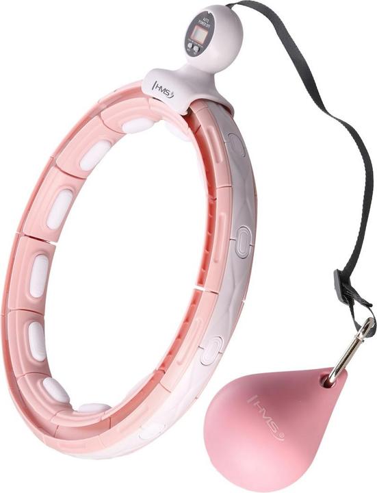 HMS Hula Hop HHM15 avec aimant et poids rose + compteur (44 cm, 1500 g)