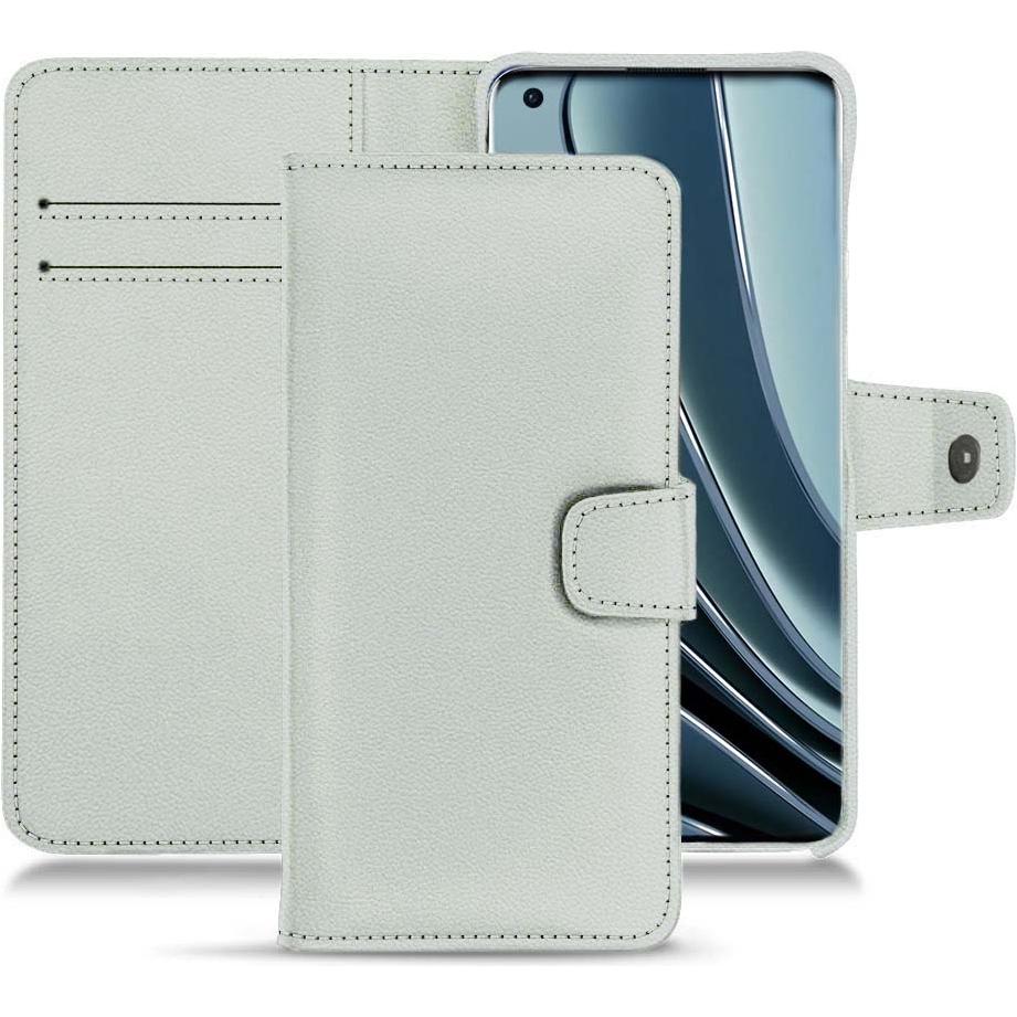 Noreve Lederschutzhülle Wallet (OnePlus 10 Pro), Smartphone Hülle, Grau