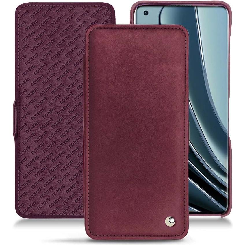 Noreve Lederschutzhülle horizontal (OnePlus 10 Pro), Smartphone Hülle, Violett