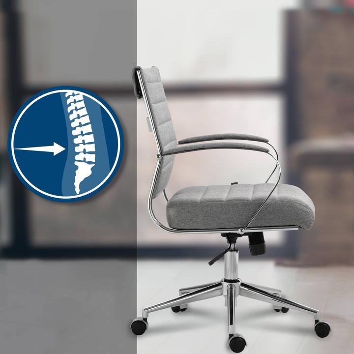 Actual product image CLP Oakland office chair, height-adjustable and swivelling