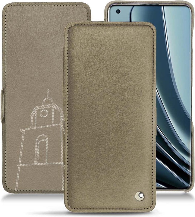 Actual product image Noreve Horizontal leather flap shell (OnePlus 10 Pro)