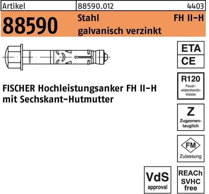 Actual product image Fischer High-performance anchor FH II 12/25 H (50 pcs.)