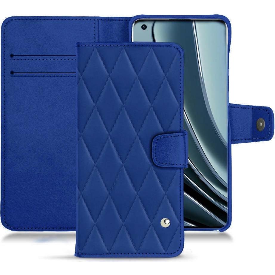 Noreve Lederschutzhülle Wallet (OnePlus 10 Pro), Smartphone Hülle, Blau