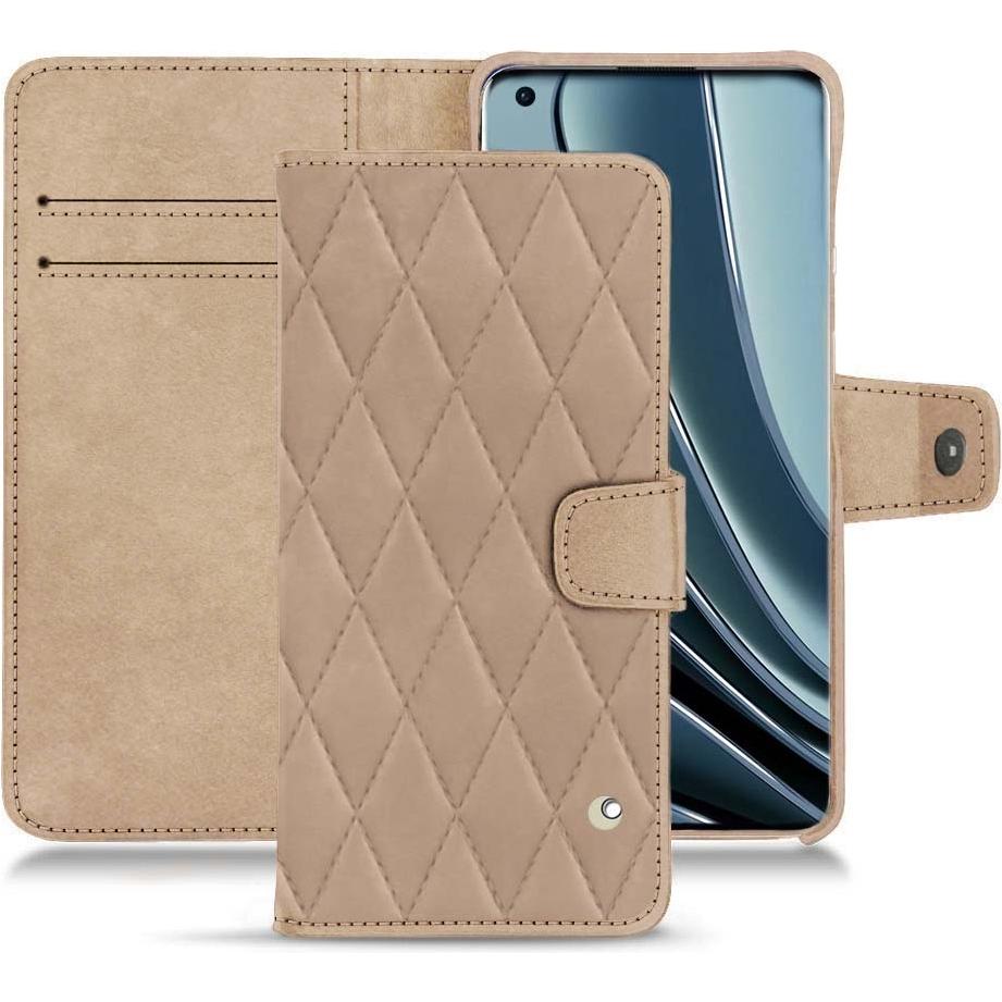 Thumbnail - Noreve Lederschutzhülle Wallet (OnePlus 10 Pro), Smartphone Hülle, Beige