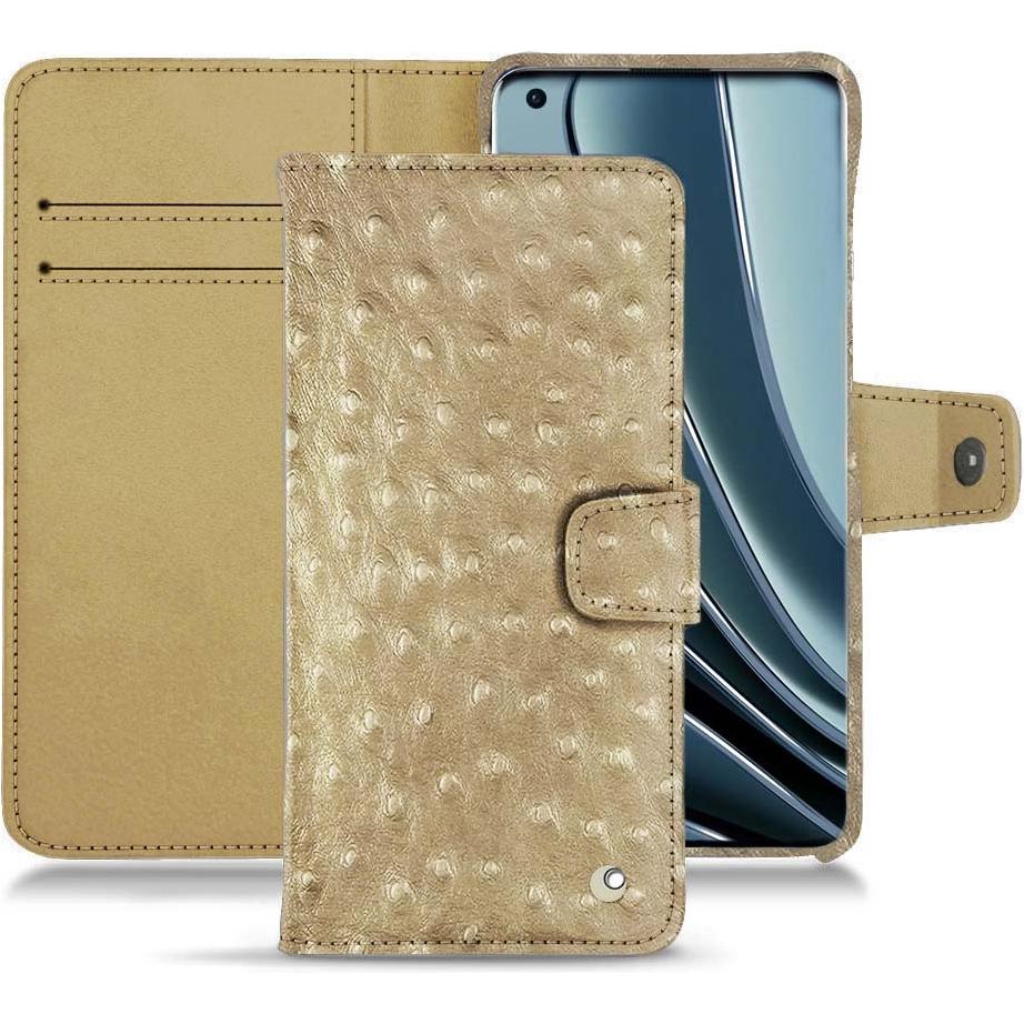 Noreve Lederschutzhülle Wallet (OnePlus 10 Pro), Smartphone Hülle, Beige