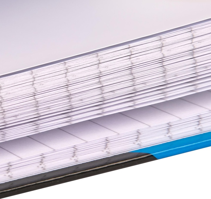 Produktbild Idena Kladde A4 liniert schwarz blau FSC-Mix (A4, Liniert, Harter Einband)