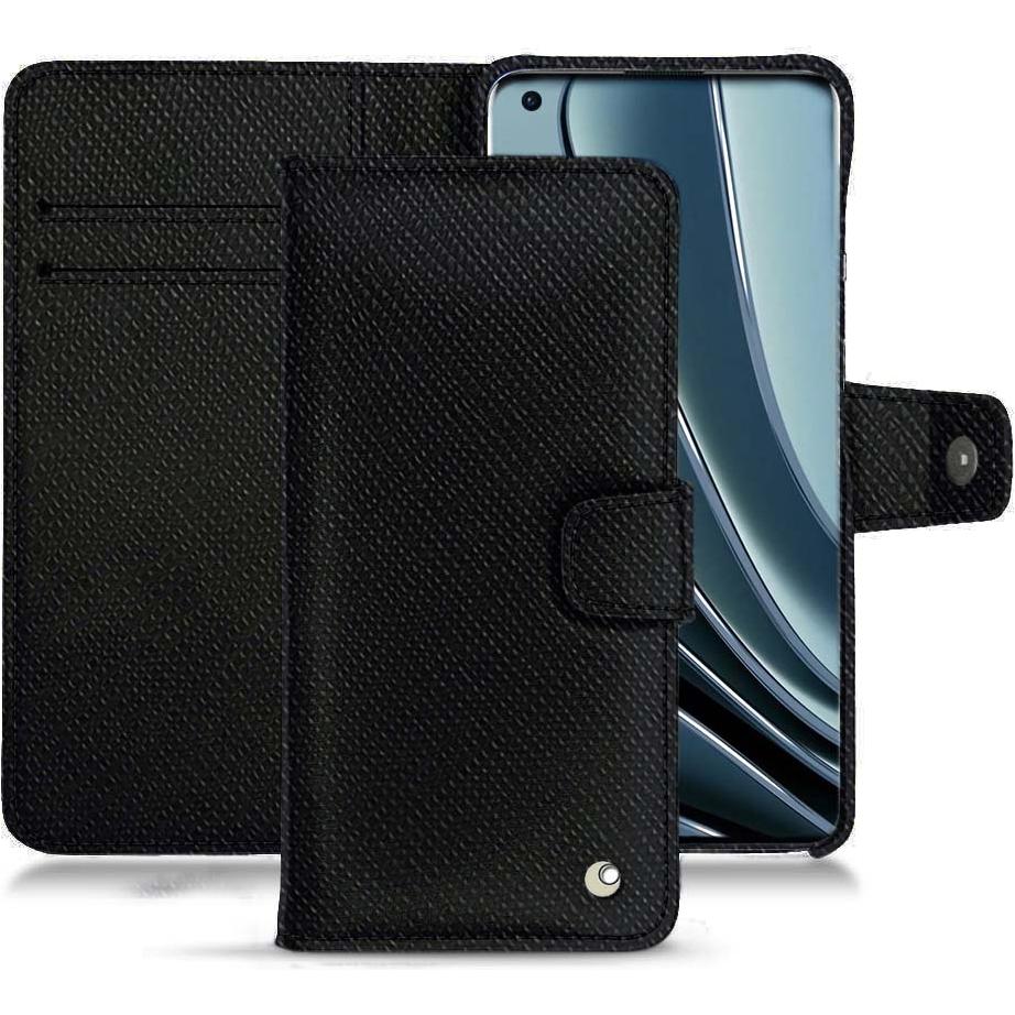 Noreve Lederschutzhülle Wallet (OnePlus 10 Pro), Smartphone Hülle, Schwarz