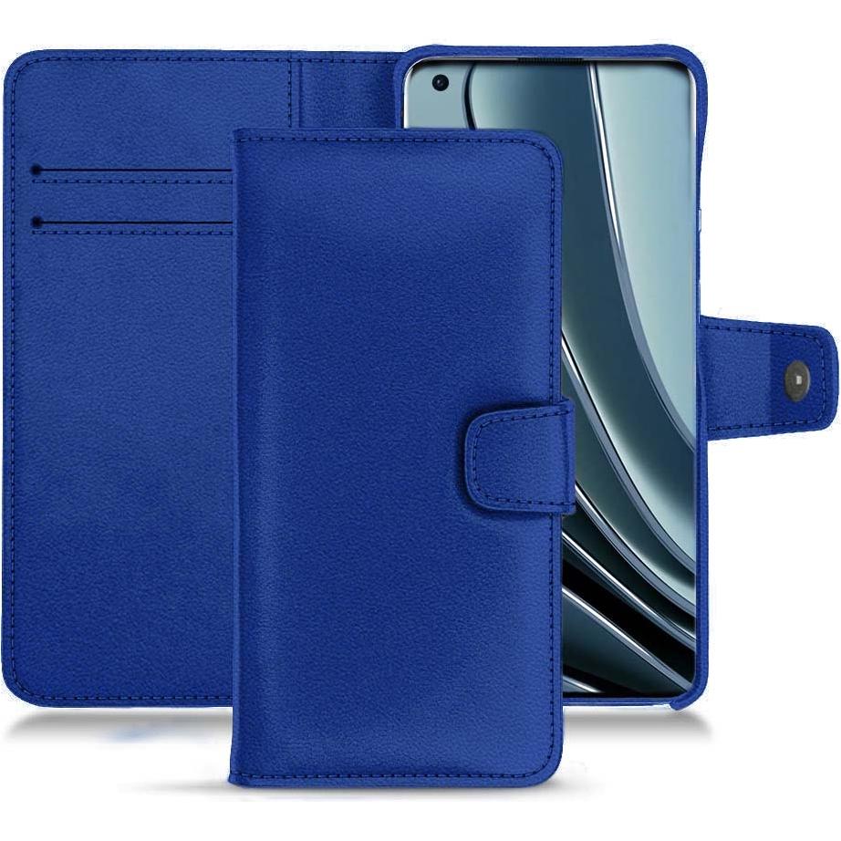 Noreve Lederschutzhülle Wallet (OnePlus 10 Pro), Smartphone Hülle, Blau