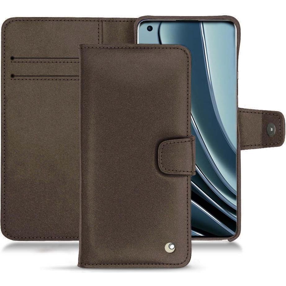 Noreve Lederschutzhülle Wallet (OnePlus 10 Pro), Smartphone Hülle, Grau