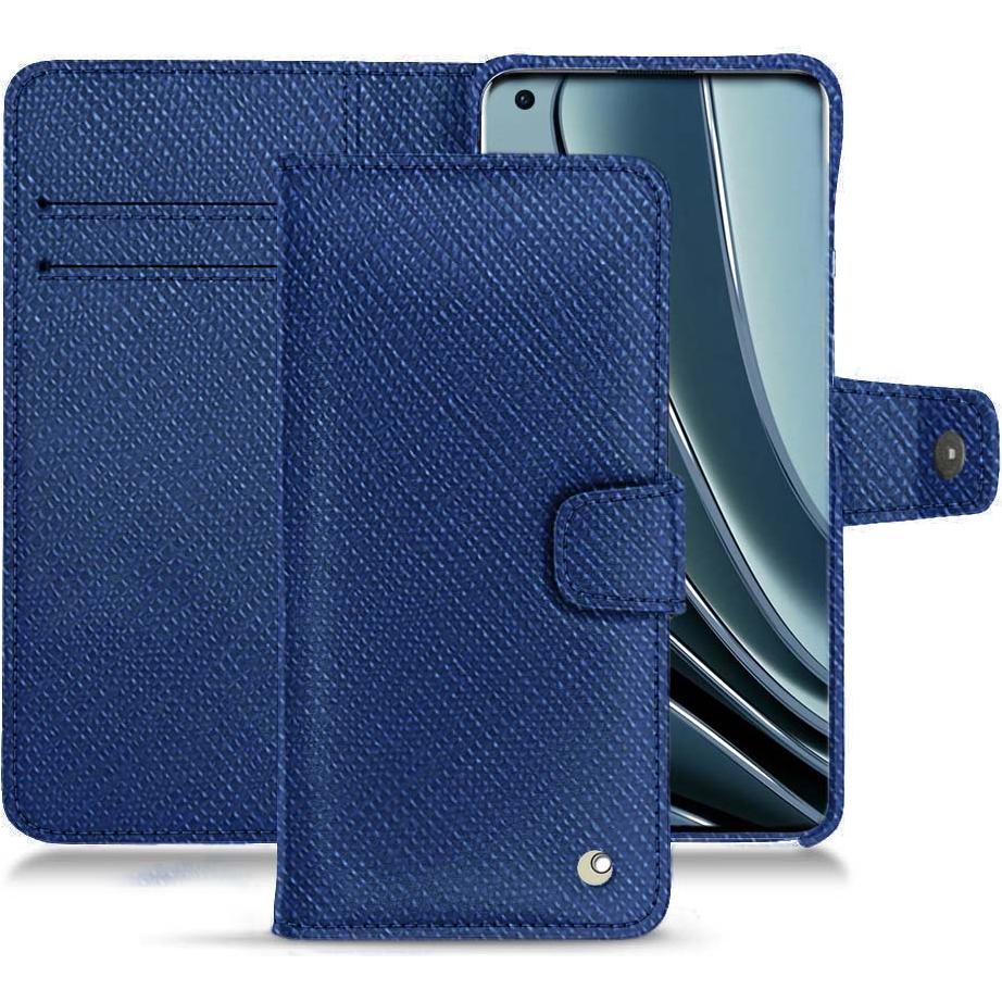 Noreve Lederschutzhülle Wallet (OnePlus 10 Pro), Smartphone Hülle, Blau