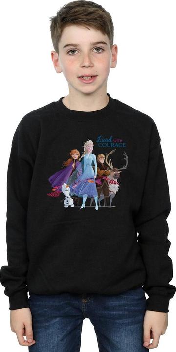 Image du produit Disney - Sweat FROZEN LEAD WITH COURAGE - Garçon (128)