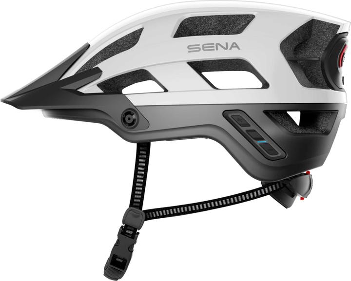 Produktbild Sena M1 EVO - Matt White (M) / No FM (55 - 59 cm)