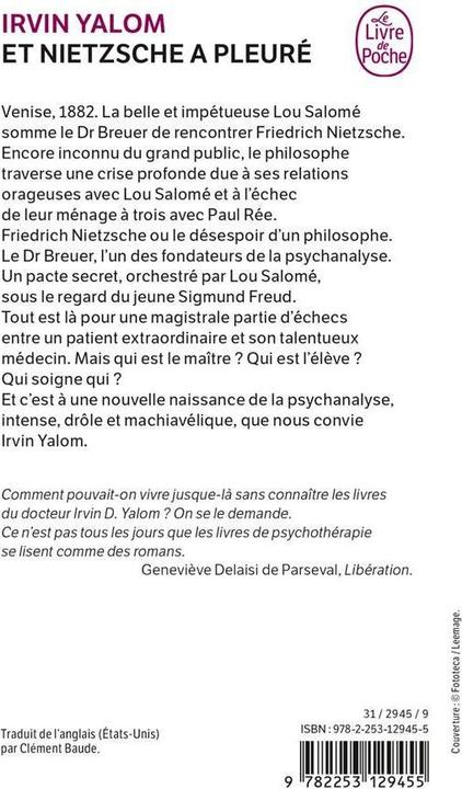 Actual product image Et Nietzsche a pleuré (French, Yalom Irvin D., 2010)