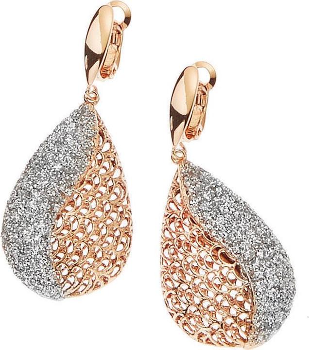 Immagine prodotto Ottaviani Orecchini in bronzo con glitter argento