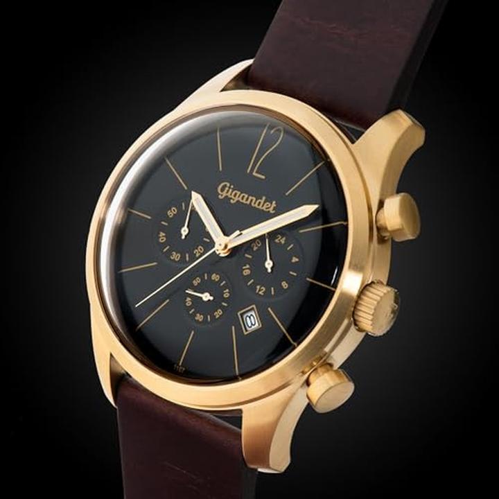 Image du produit Gigandet Chronographe d'affaires étanche avec boîtier en acier inoxydable et verre minéral