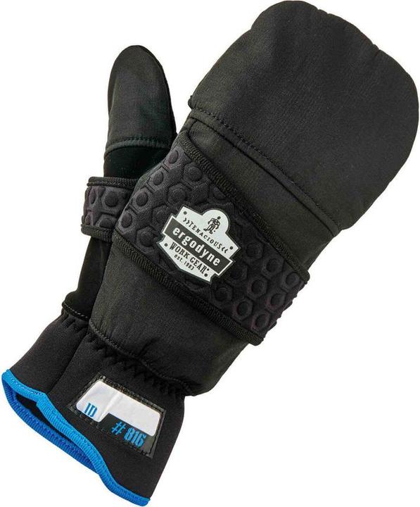 Image du produit Ergodyne Gant thermique Proflex 816, 2en1 moufle & demi-doigt, taille M (8) (8, M)