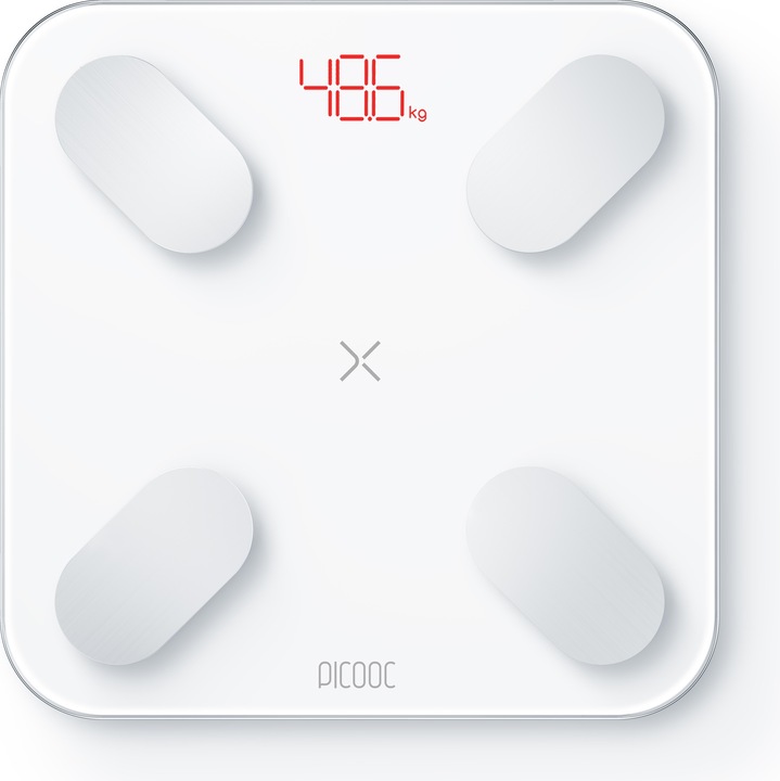 Actual product image Picooc Smart Digital Scales Mini Lite Maximum weight (capacity) 150 kg, Body Mass Index (BMI) measur (150 kg)