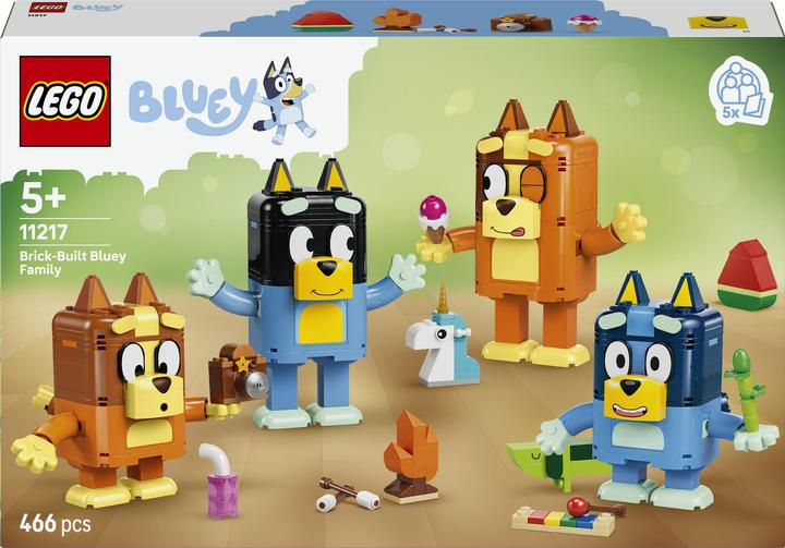 Produktbild LEGO Blueys Familie aus Steinen (11217, LEGO Bluey)