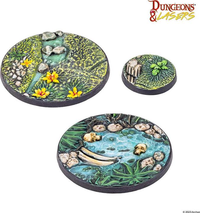 Actual product image Archon Studio Dungeons & Lasers - Detailed Bases Pack (English)