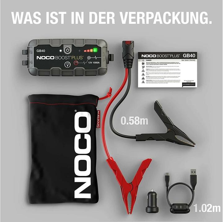 Actual product image Noco GB40 genius BOOST (1000 A, 2150 mAh)