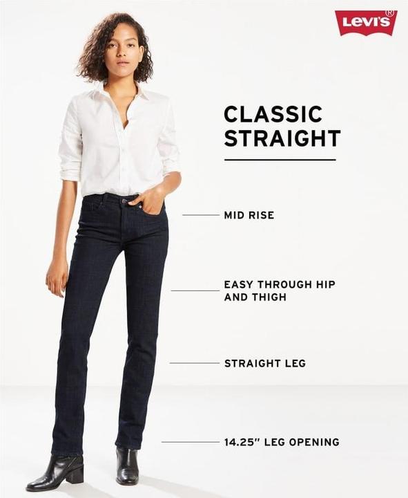 Produktbild Levis Classic Straight Jeans soft black (W26/L30)