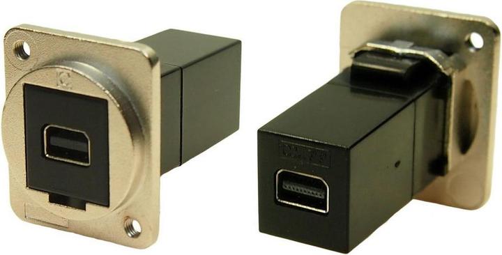 RS PRO Durchführungsadapter, Mini-DisplayPort-Buchse - Mini-DisplayPort-Buchse (10.30 cm)