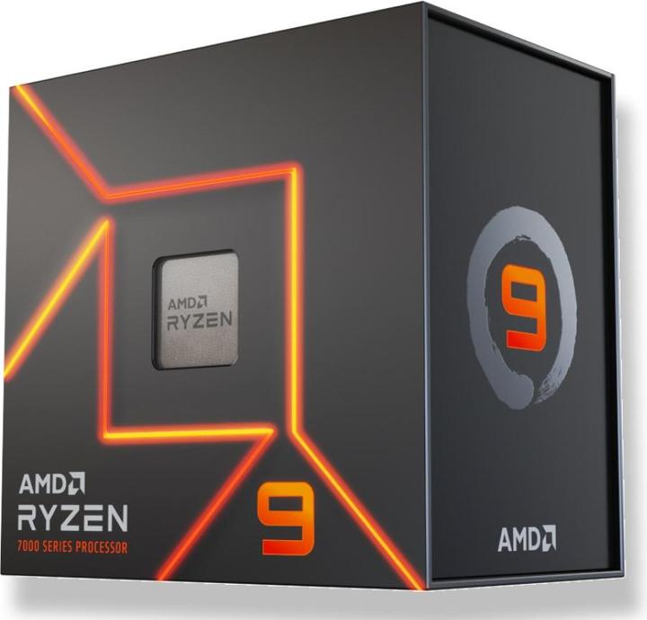 AMD Ryzen 9 7900 - 3.7 GHz - 12 Kerne - 24 Threads - 64 MB Cache-Speicher - Socket AM5 - Box (AM5, 3.70 GHz, 12 -Core)