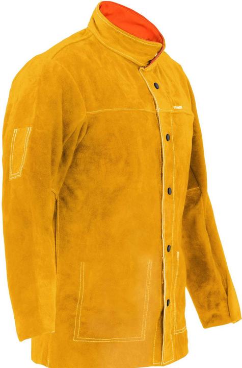 Produktbild Stamos Schweisserjacke Schweisserjacke Arbeitsjacke Schweissen Rindsleder Grösse M gold (M)
