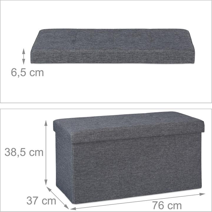 Produktbild Relaxdays Sitzbank (76 cm)