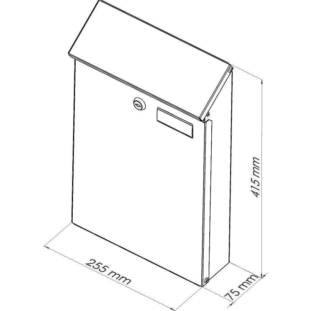 Thumbnail - Haushalt, Briefkasten, Mailboxpd958anthracite Color