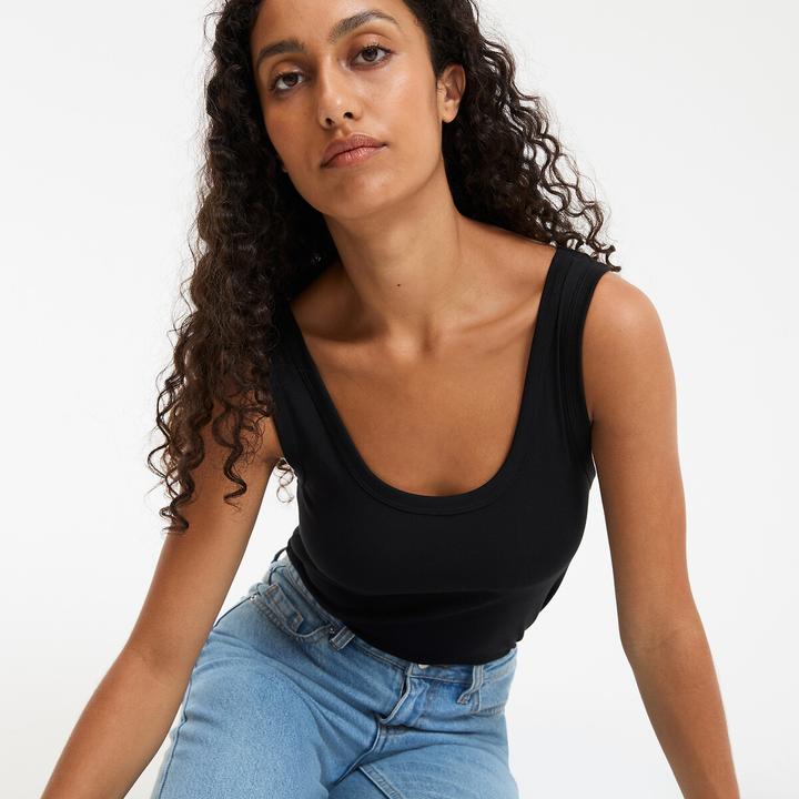 Actual product image La Redoute Collections Top mit rundem Ausschnitt (XS)