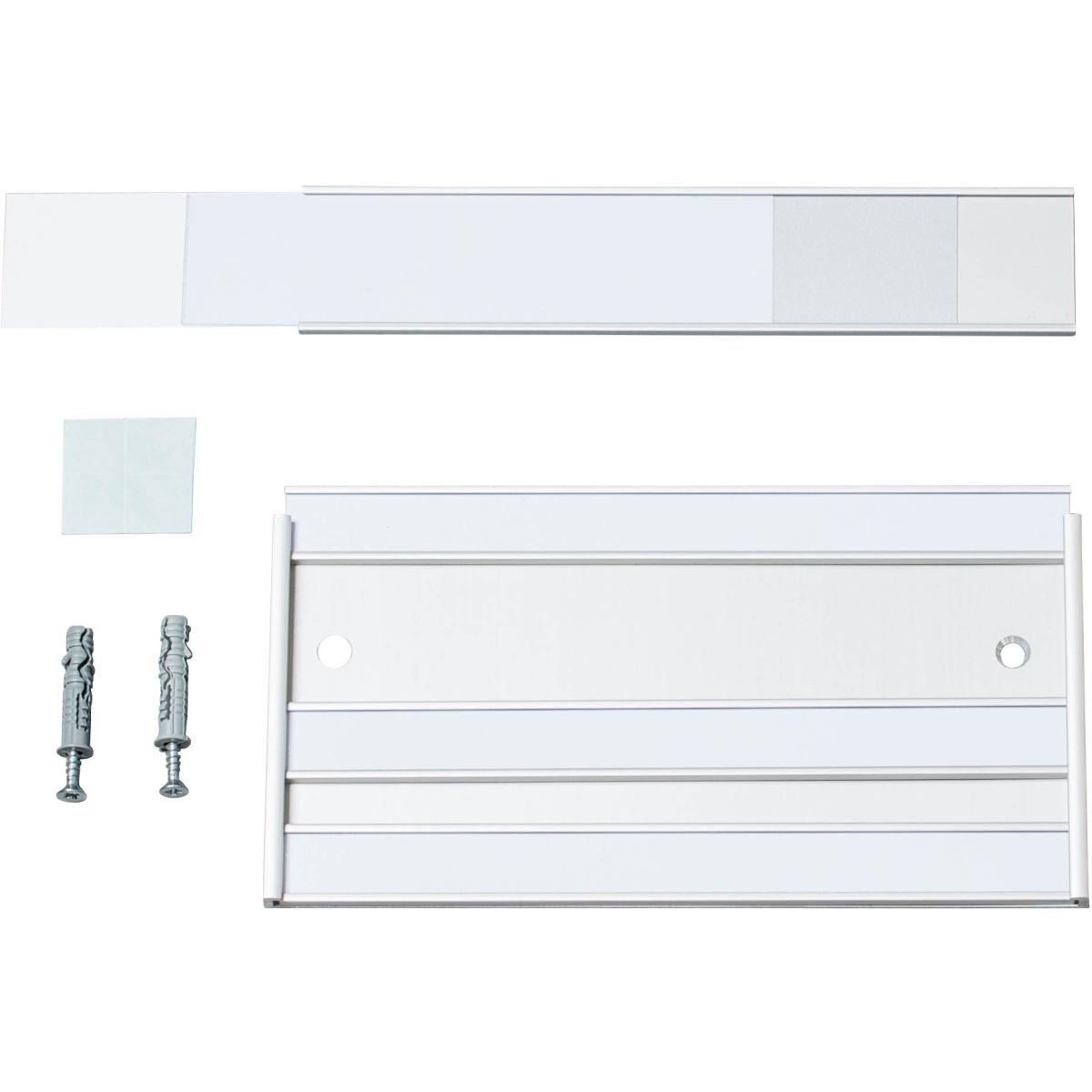 Ultradex, Hausnummer + Türschild, Türschild Silver 180x90mm 4 Profile
