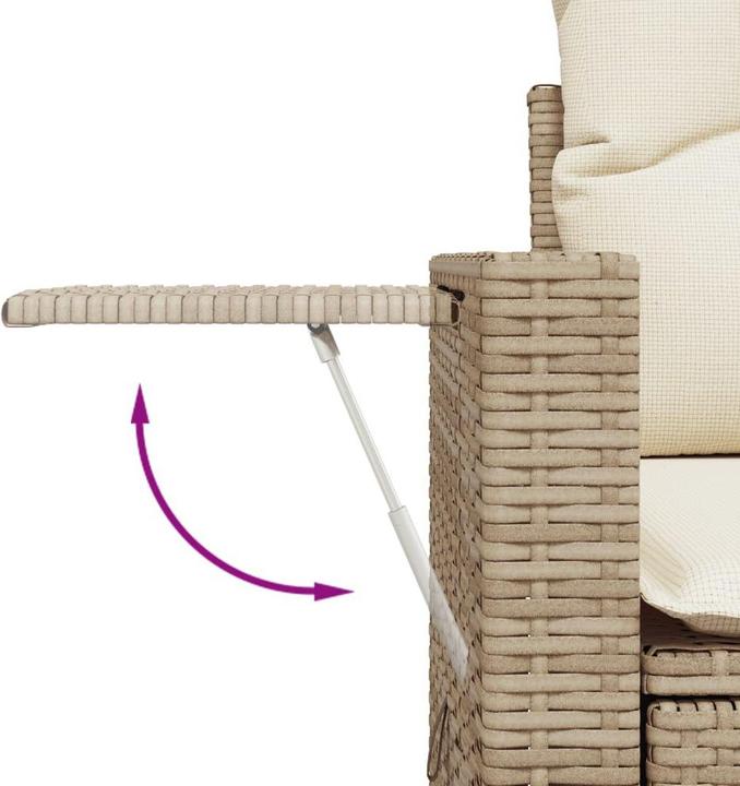 Actual product image VidaXL 10-piece garden lounge set with cushions