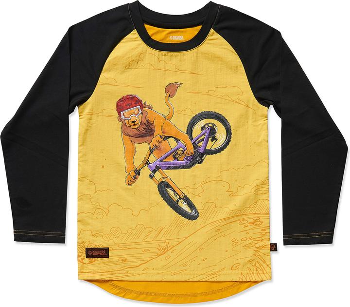 Actual product image Kids Ride Shotgun Lion Windproof Kids MTB Jersey (92)