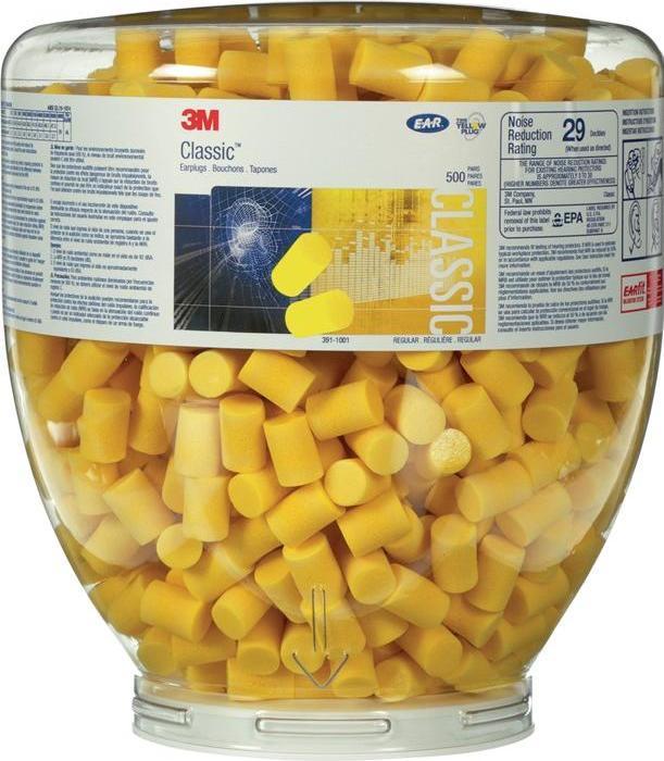 Immagine prodotto 3M Tappi per orecchie E-A-Râ"¢ Classicâ"¢ Refill EN 352-2 SNR 28 dB 500 PA/Dispenser