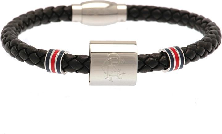 Immagine prodotto Rangers FC Bracciale Crest in pelle (20 cm, 100% materiale sintetico)