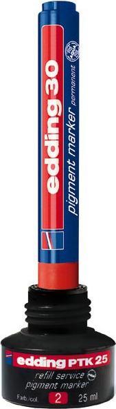 Produktbild Edding Nachfülltusche 25ml, schwarz (Nachfülleinheit, Schwarz)