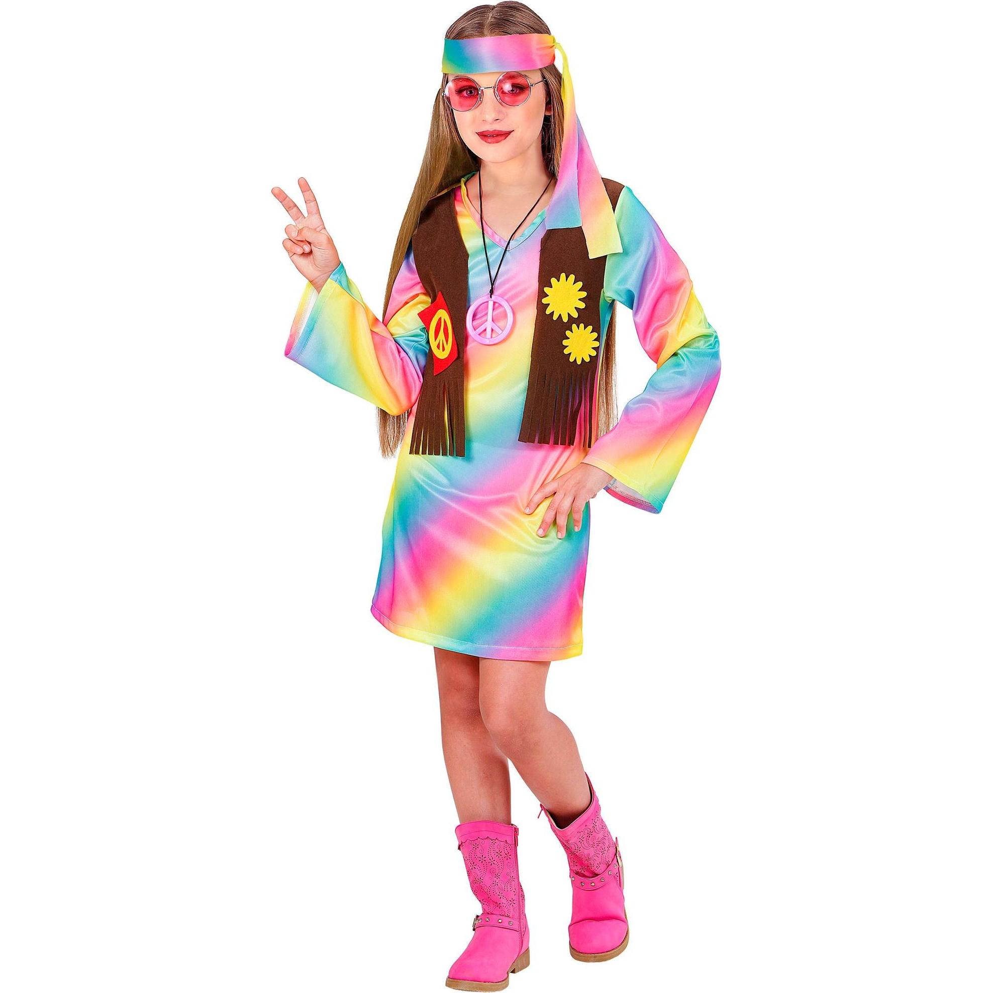 Thumbnail - Widmann Kostüm Hippie Girl (140)