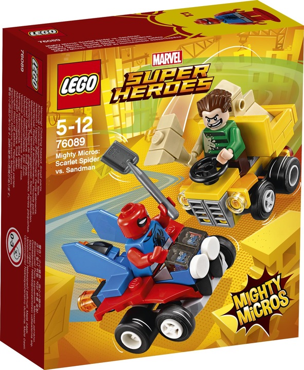 Actual product image LEGO Mighty Micros: Scarlet Spider vs. Sandman (76089, LEGO Marvel)