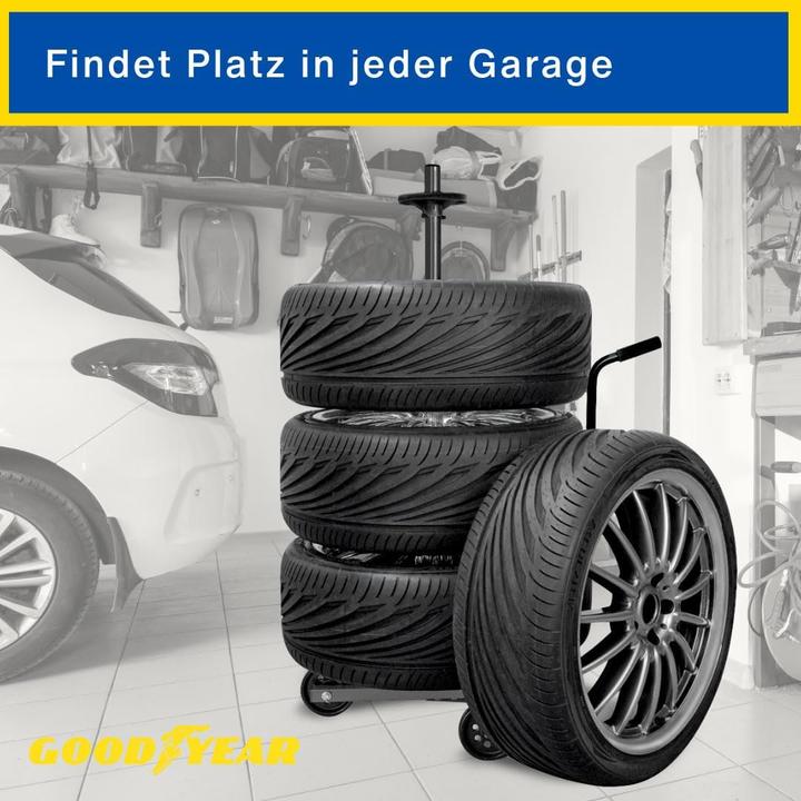 Actual product image Goodyear Rim tree trolley
