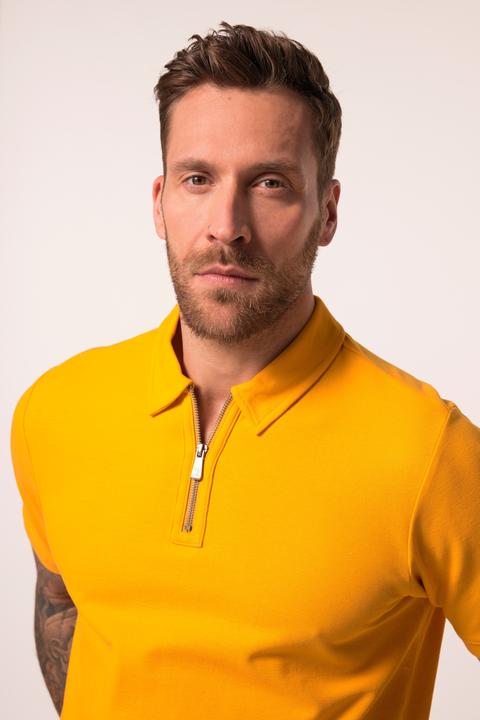 Actual product image JP1880 polo shirt, short sleeve, piqué, zip, up to 8 XL (5XL)