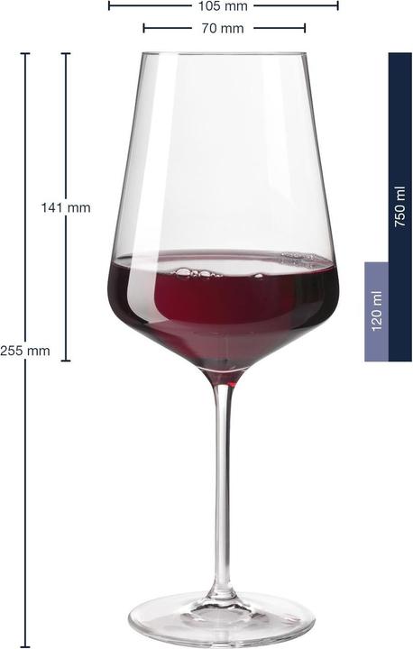 Actual product image Leonardo Puccini (12 cl, 1 Glasses, Red wine glasses)