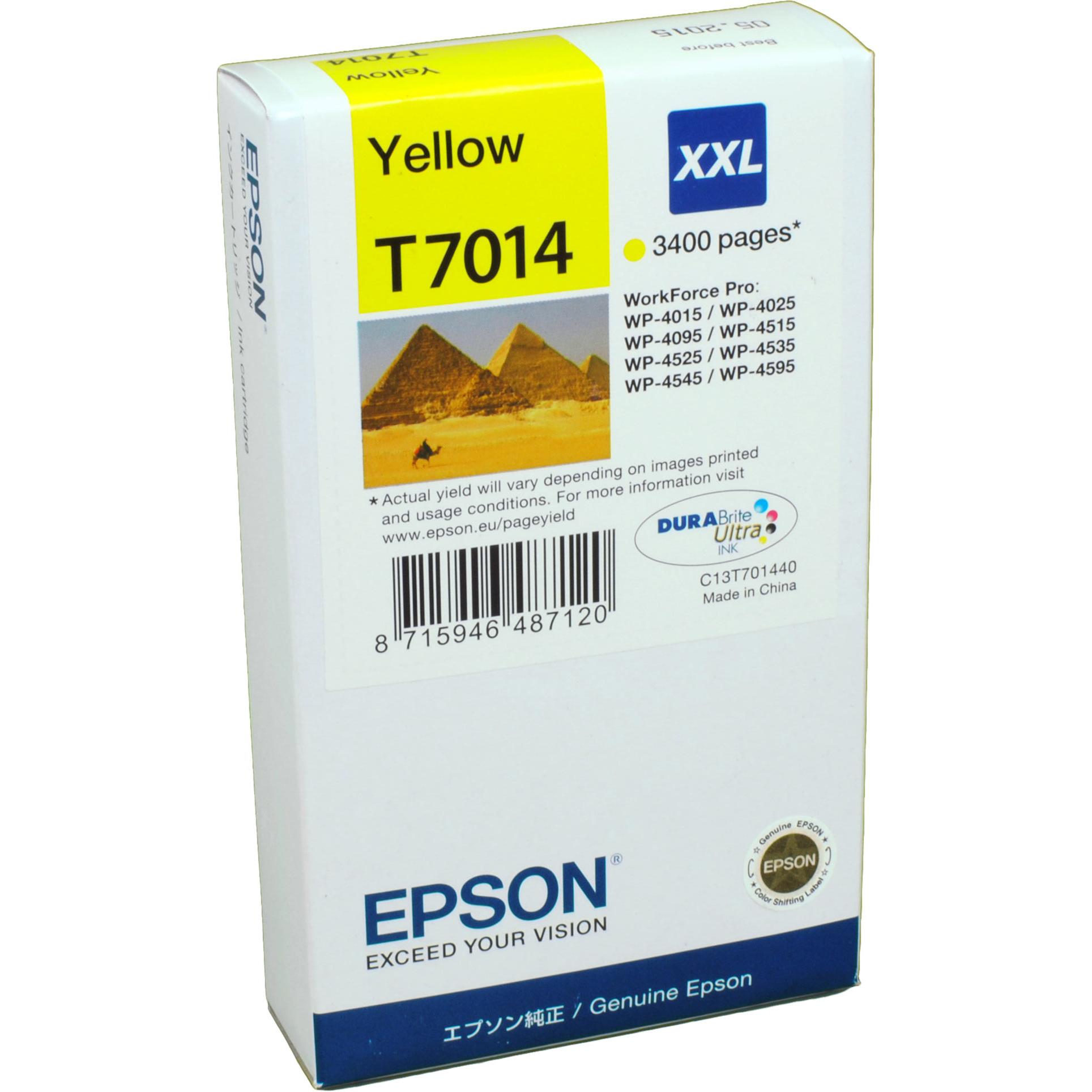 Epson, Druckerpatrone, T7014 (Y)
