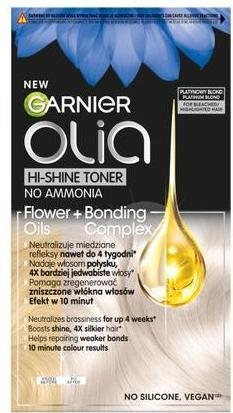 Produktbild Garnier Olia Hi Shine Toner Hair Toner 10.01 Platinum Blonde (10.01 Platinum Blonde)